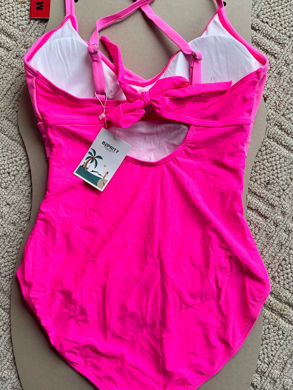 Pink One-Piece Swimsuit - Picture 2 of 3